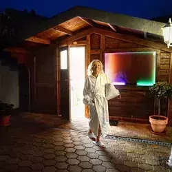 Outdoor-Saune  im Wellnesshotel Rothfuss im Schwarzwald