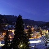 Abendstimmung im Wellnesshotel Rothfuss in Bad Wildbad im Winter