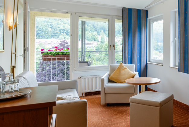 Komfortable Zimmer im 4 Sterne Wellnesshotel Rothfuss in Bad Wildbad im Schwarzwald